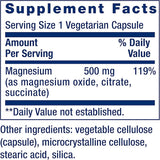 Capes de magnésium 500 mg (100)