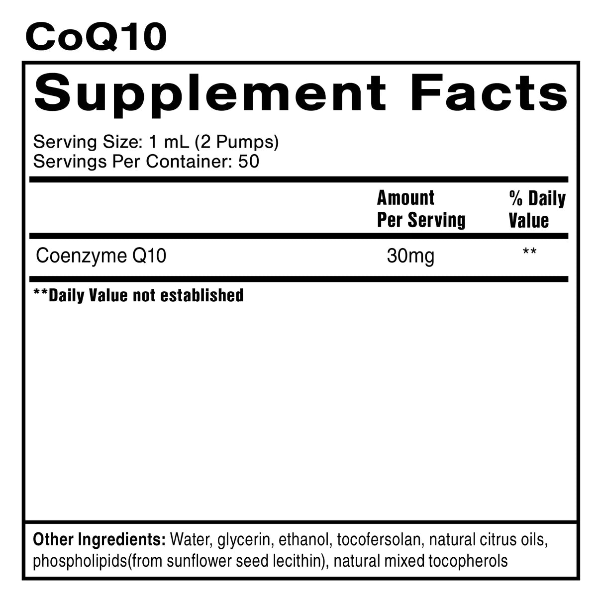 Nanopartículas liposomales de la coenzima Q10