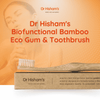 Dr Hisham's Best BioFunctional Bamboo Gum & Zahnbürste (12er-Packung)