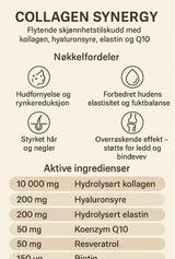 Vetenskaplig skönhetsformulering Kollagen Synergy
