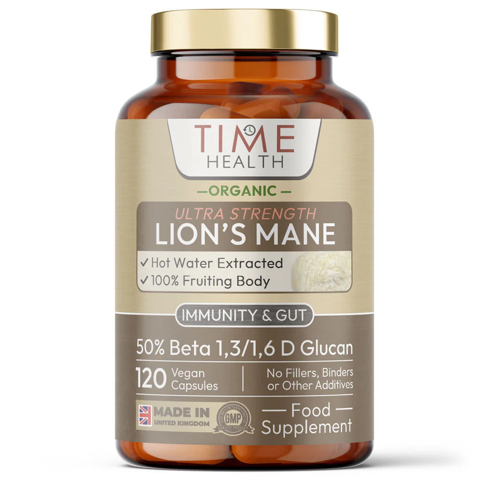 Bio-Löwenmähne – Ultrastarke 50 % Beta-Glucane – Immun und Darm