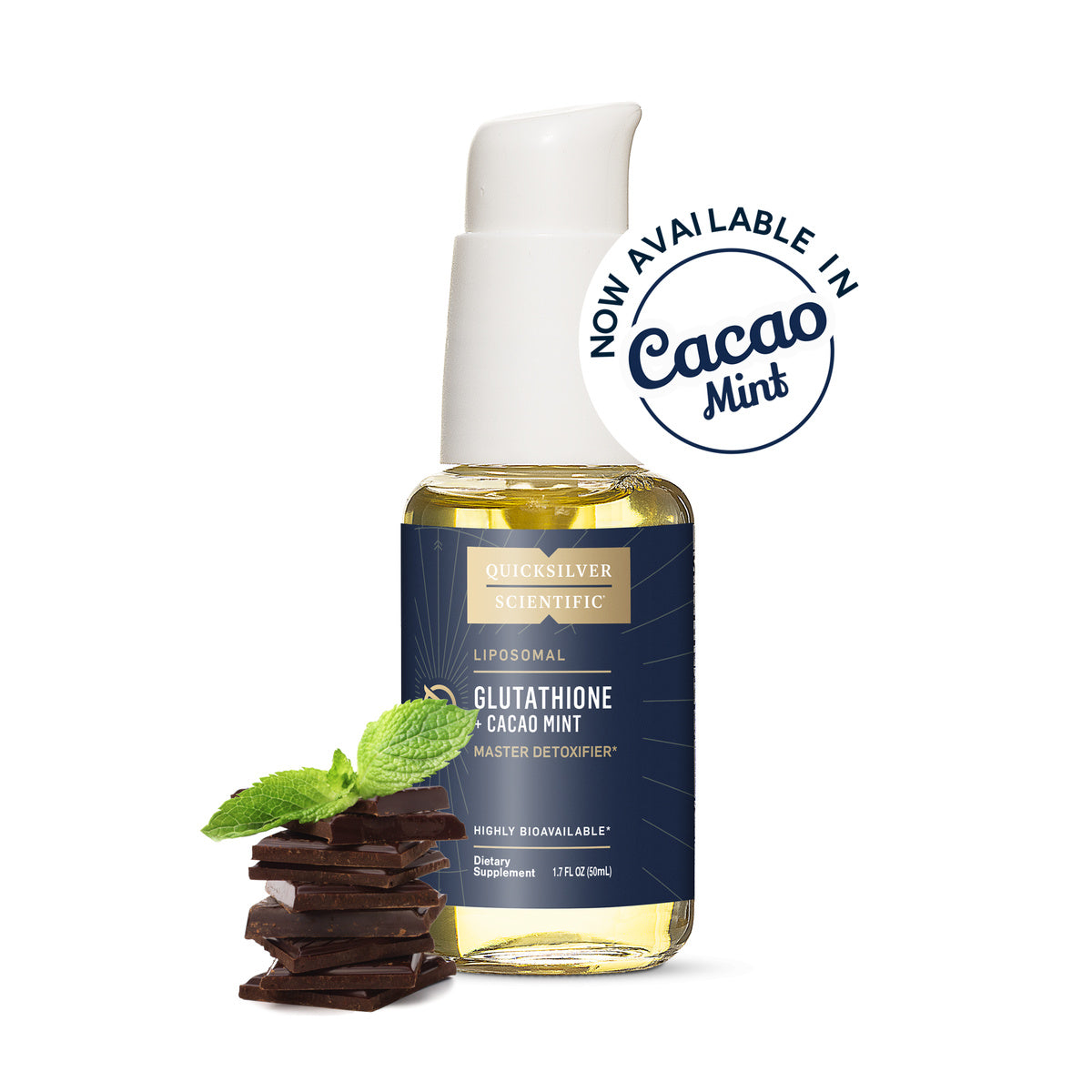 Liposomal Glutathione Cacao Mint (50 ml - QS)