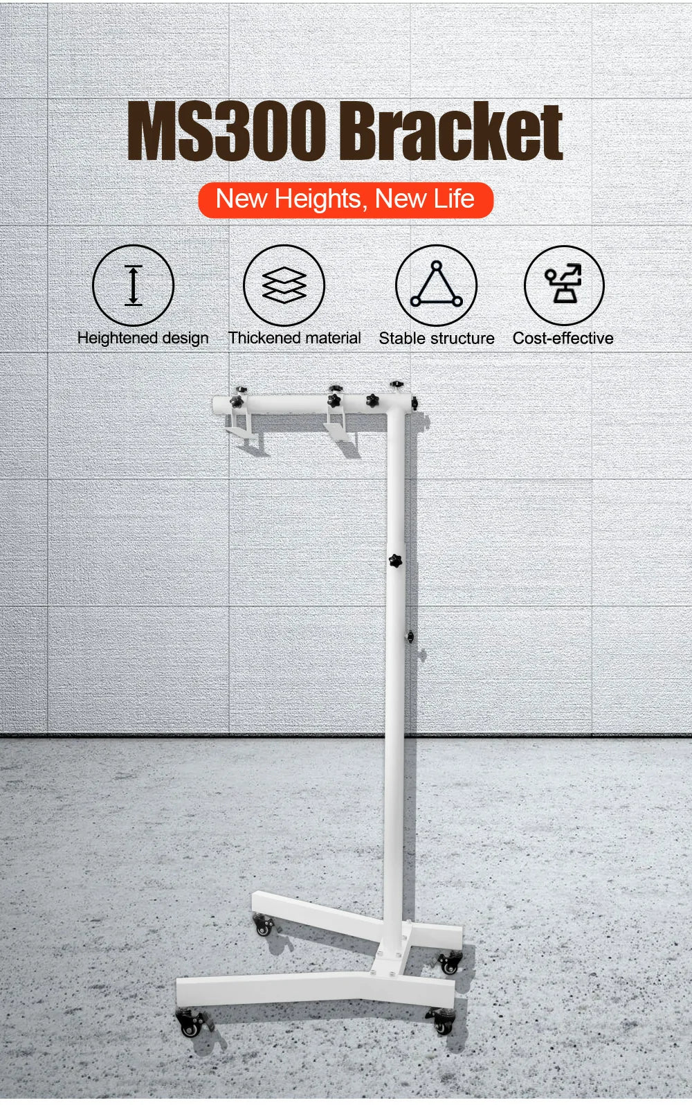 Uno Vita's MS300-E -Therapy Panel Stand (white)