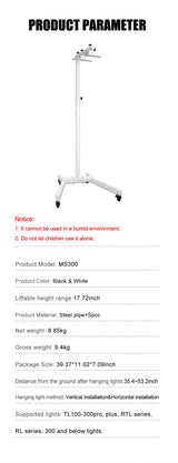 Uno Vita's MS300-E -Therapy Panel Stand (white)