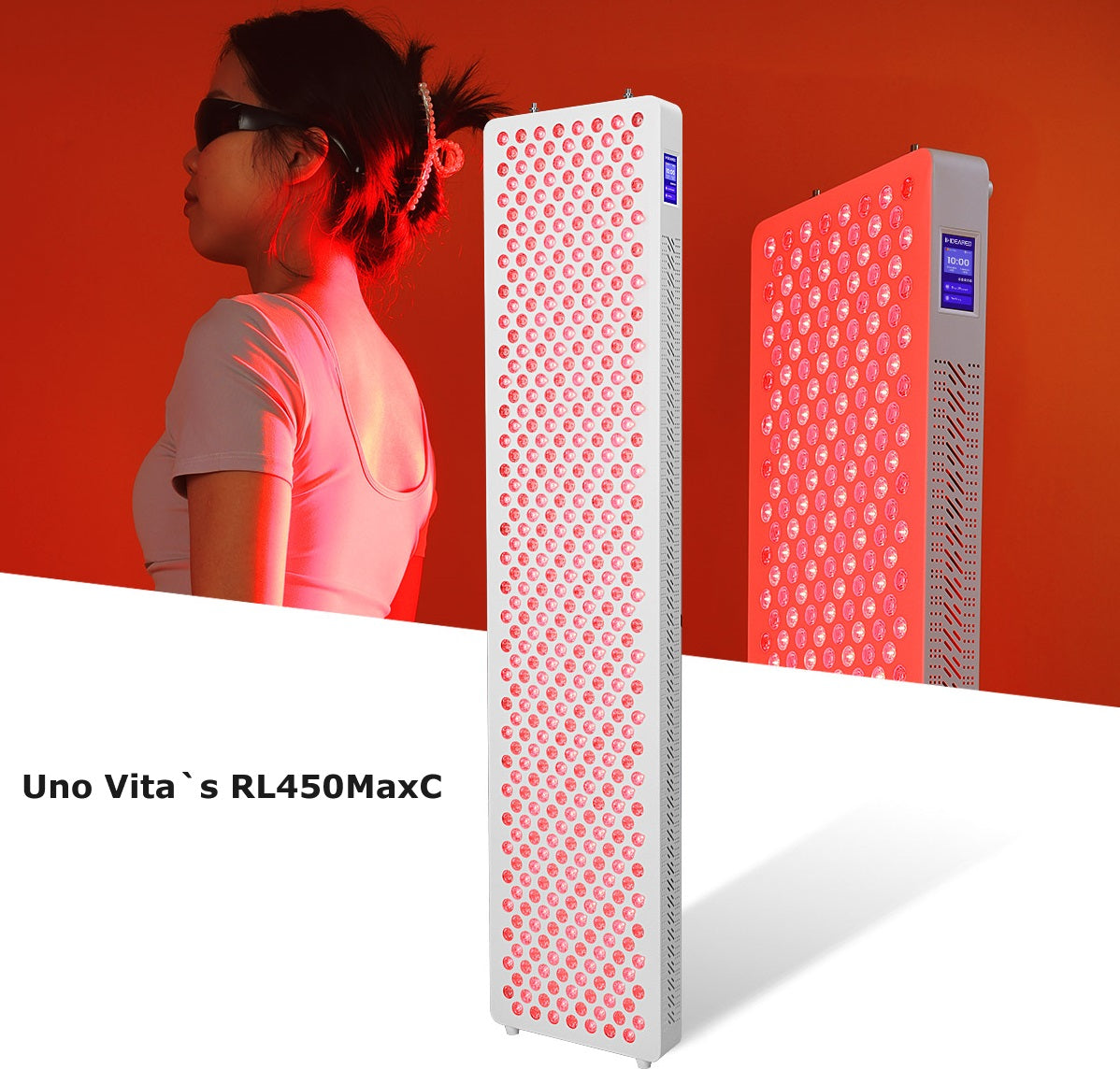 Painel de Luz Vermelha RL450MAXC da UNO Vita