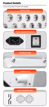 RLPRO200-X2 von Uno Vita – fortschrittliche Rotlicht- und NIR-Lichttherapie mit 9 Wellenlängen, Musik und Luci Phi