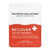 Red and white package with the text "Recover" and "15 plasters" clearly designed, indicating the product type and properties.