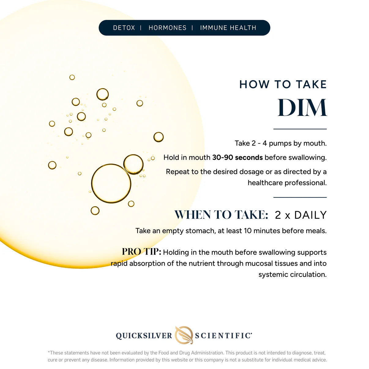 Nanoemulsified dim (50 ml)