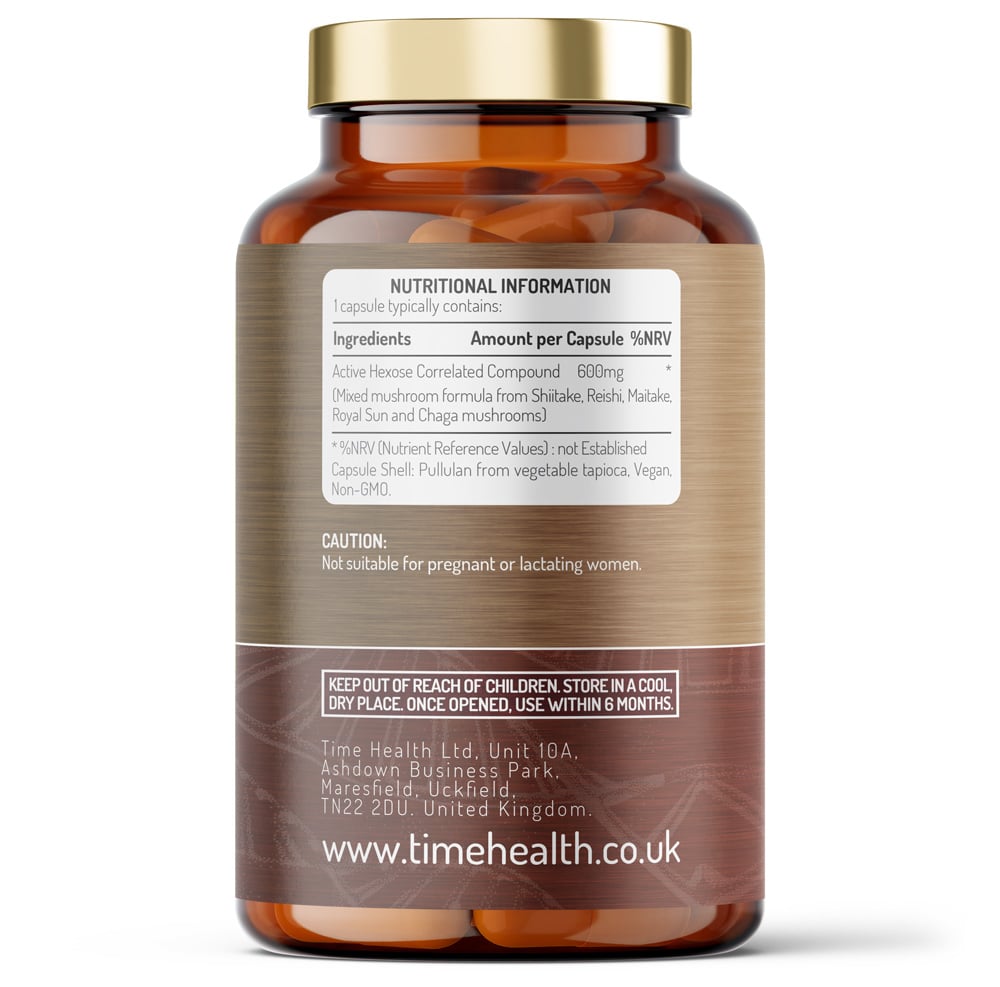 Active Hexose Correlated Compound High Strength Immune Support (120 capsules) - Uno Vita AS