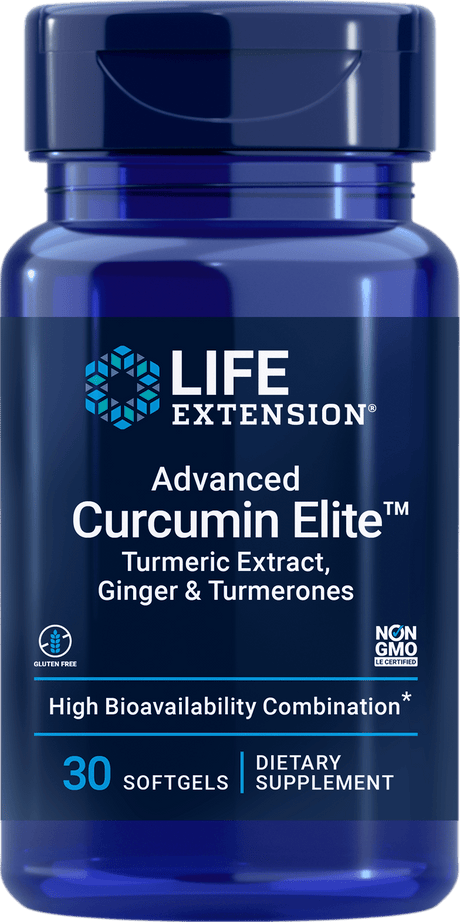 Life Extension Advanced Curcumin Elite mit Kurkuma und Ingwer, 30 Kapseln