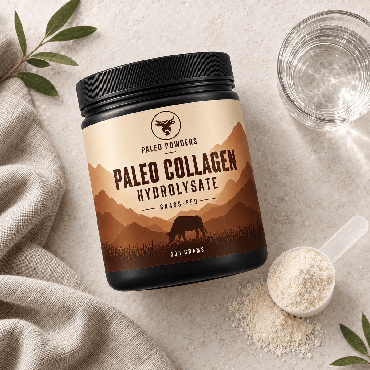 Paleo collagene idrolizzato – Nutrito con erba (500 grammi)