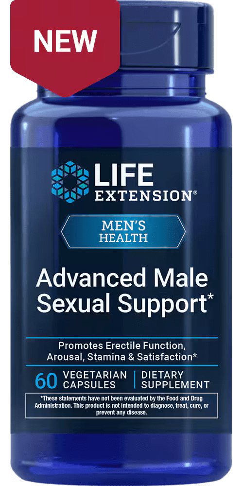 Life Extension Best in Class Avanceret seksuel støtte til mænd, 60 vegetariske kapsler