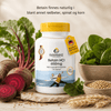 La betaina HCl 650 mg è confezionata in un contenitore di plastica bianco con coperchio giallo, contiene 120 capsule vegane.