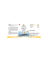 Betaina HCl 650 mg, 120 capsule, vegan, confezione pratica con una persona in piedi sulla spiaggia e sorridente.