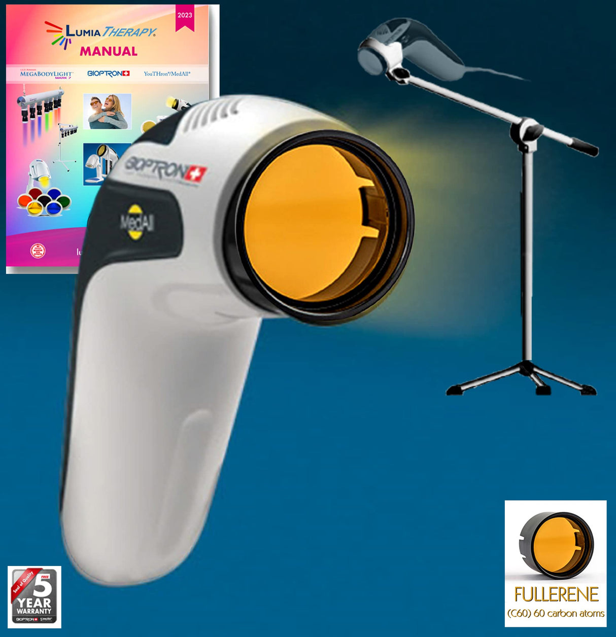 BIOPTRON® MedAll con SOPORTE DE SUELO - Uno Vita AS