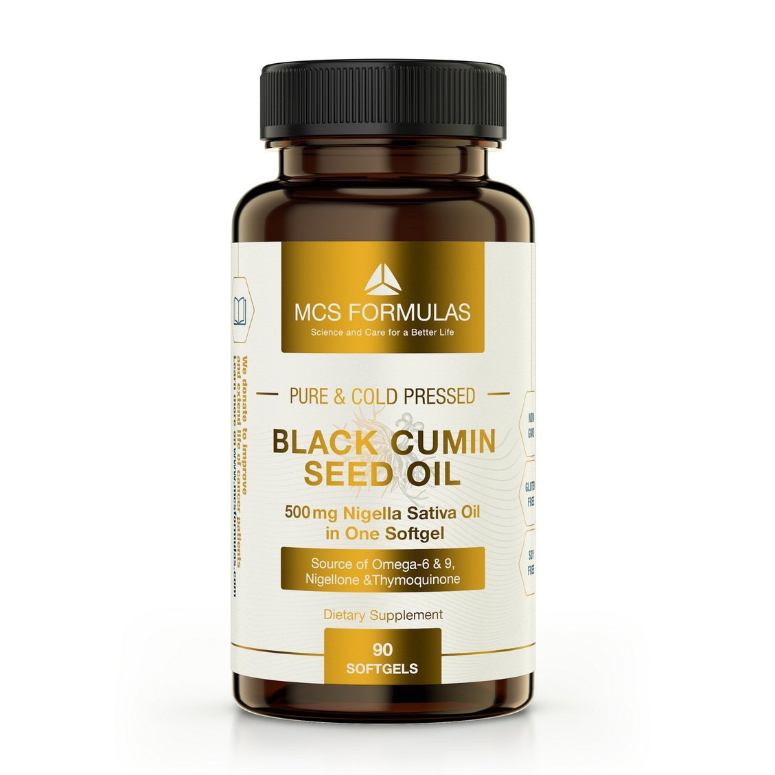 Black Cumin Seed Oil (500mg) - Uno Vita AS