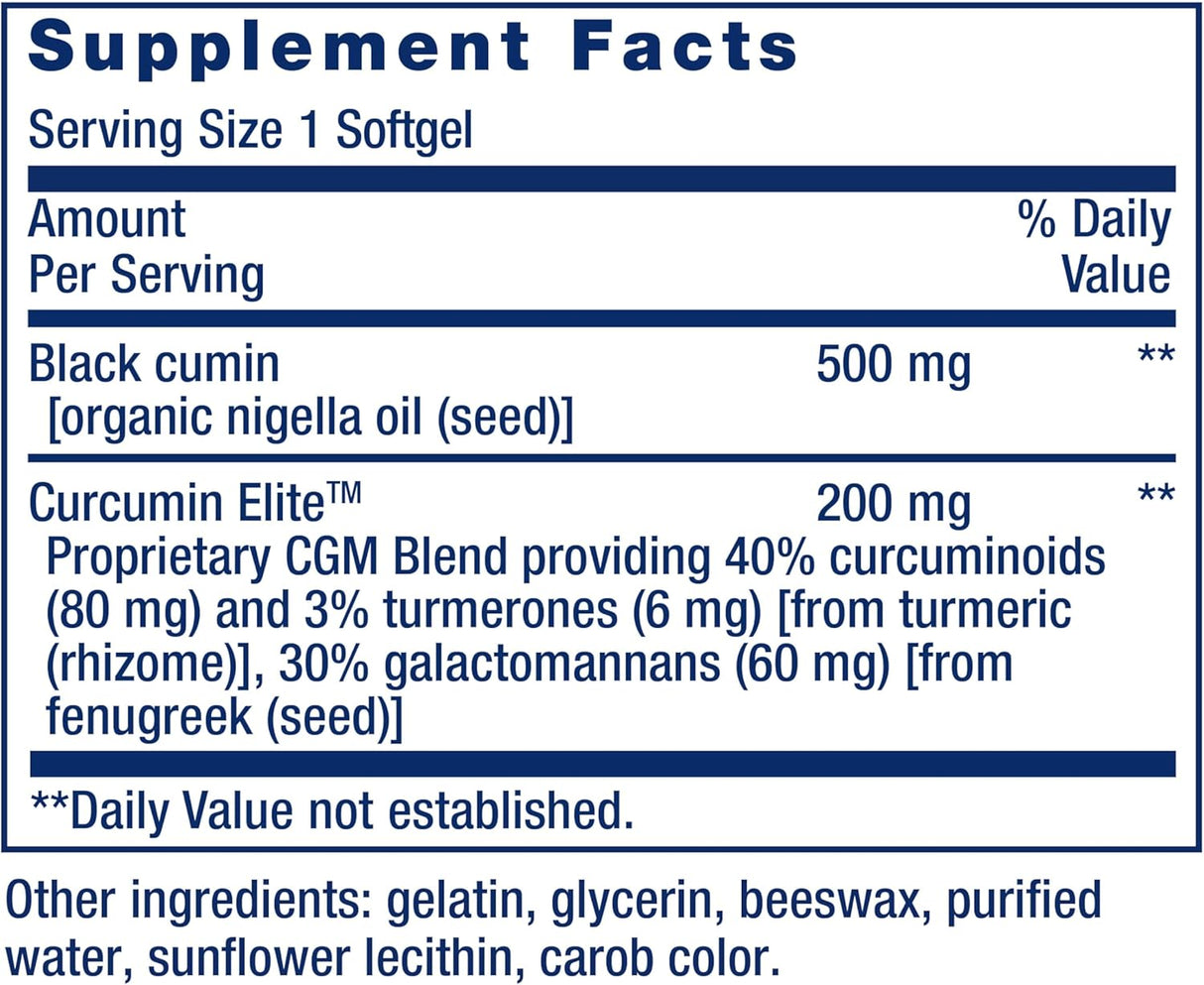 Black Cumin Seed Oil and Curcumin Elite™ - Uno Vita AS