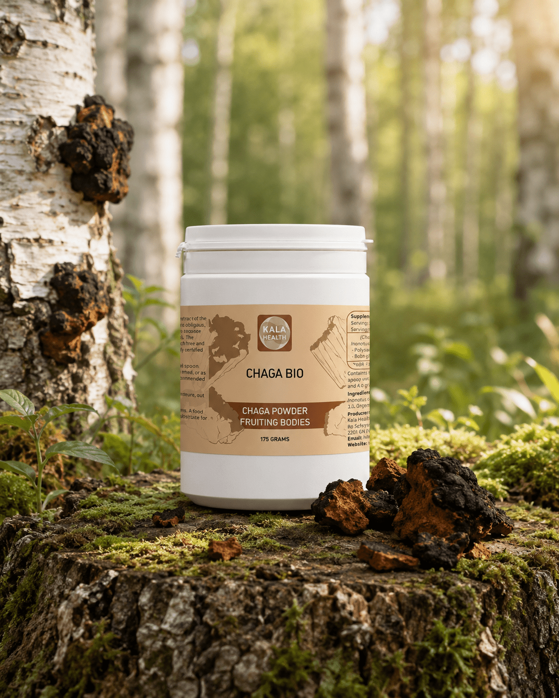 Chaga BIO (Organic) Powder - Uno Vita AS