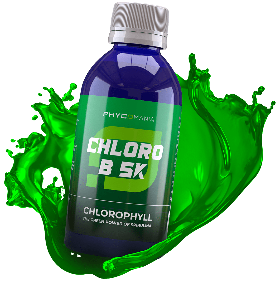 CHLORO B 5K CHLOROPHYLL Die grüne Kraft von Spirulina – Uno Vita AS