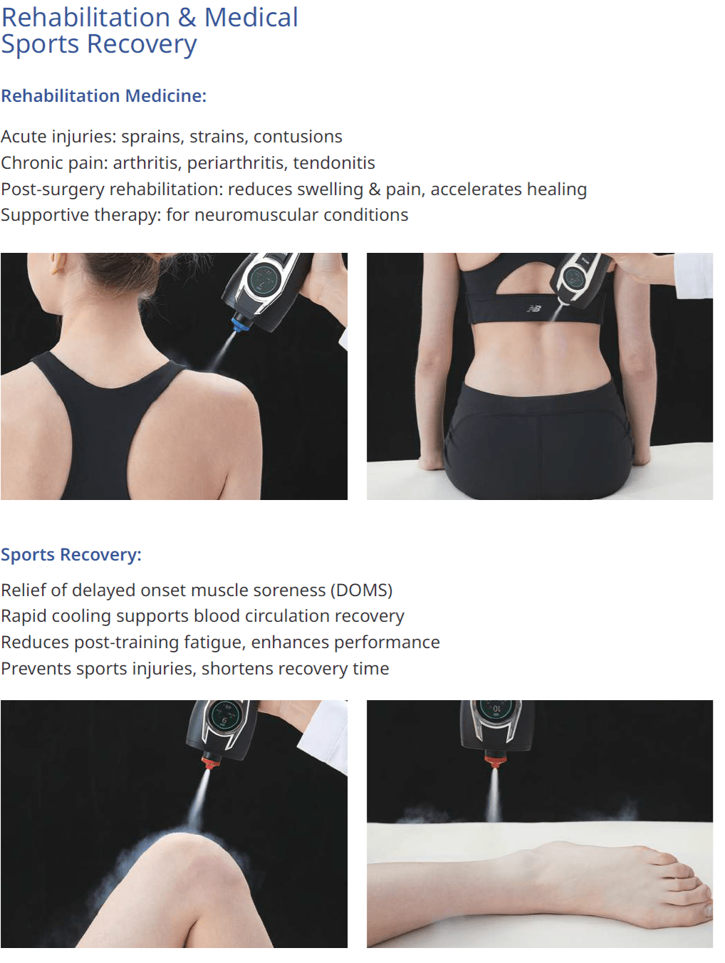 CO₂ PRO – Portable CO₂ Cryotherapy for Professional Pain Management and Recovery - Uno Vita AS