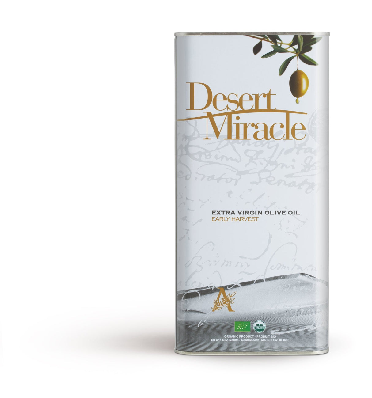 Desert Miracle (5 liter) – Atlas Olive Oil – Ultra Premium Extra Virgin olive oil - Uno Vita AS