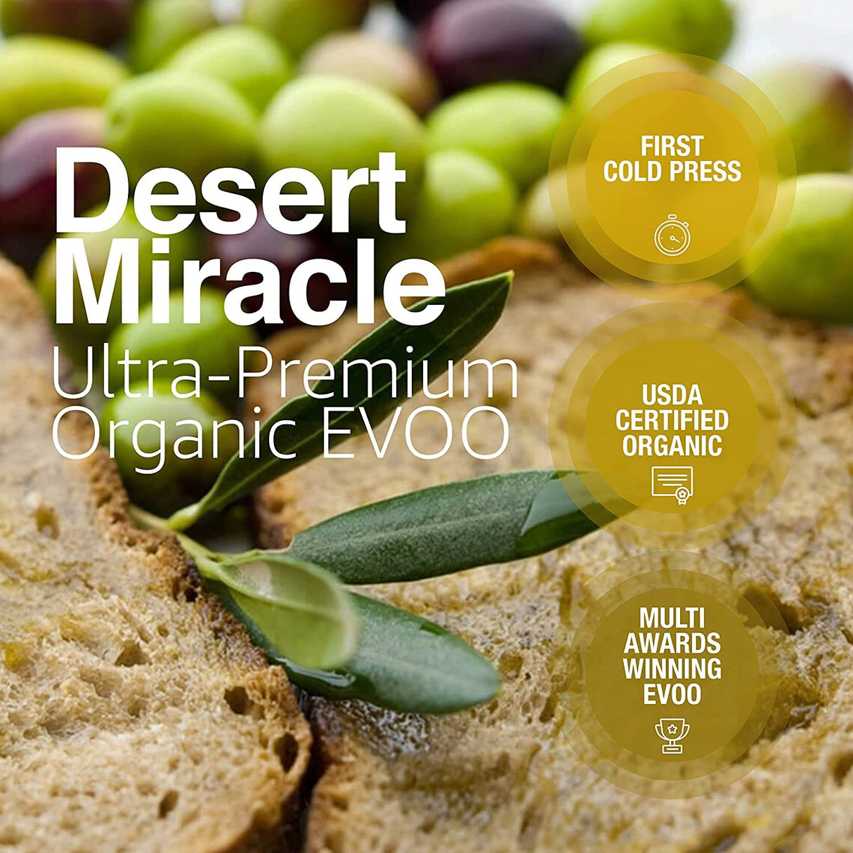 Desert Miracle - Atlas Olive Oil - Ultra Premium Extra Virgin olive oil 5 liters - Uno Vita AS