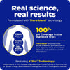 Graphic shows information about Thera-blend® technology with an illustration of the digestive system.