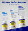 Capsules of the dietary supplement Digest Gold® with ATPro® in a white container, collected in a pack of 90 capsules.