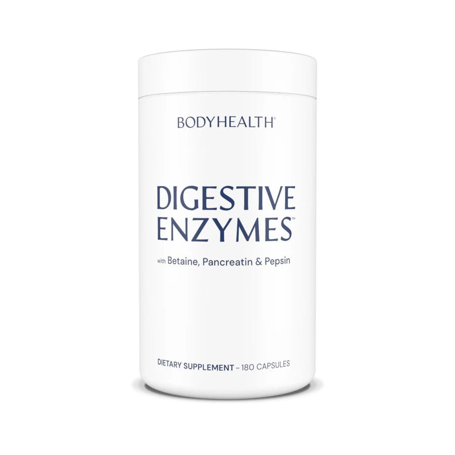 Premium Digestive Enzymes with Betaine HCl & Pancreatin - 180 Capsules - Uno Vita AS