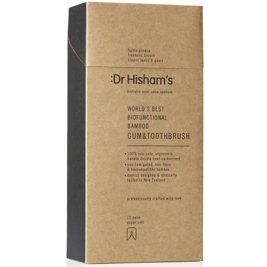 Dr. Hishams bestes biofunktionales Bambusgummi und die beste Zahnbürste – Uno Vita AS