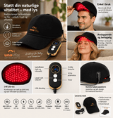 Uno Vita Red Light Therapy Cap (148 LED'er, 660/850 nm)