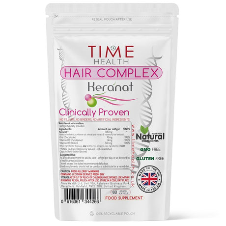 Hair Complex – Improves Hair Brightness, Volume & Beauty (60) - Uno Vita AS