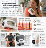 Magic Handheld Laser HD-Cure MAX yleiskatsaus neljällä aallonpituudella, ohjelmat, lisävarusteet ja käyttö