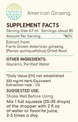 HerbEra Tintura de Ginseng Americano - Uno Vita AS