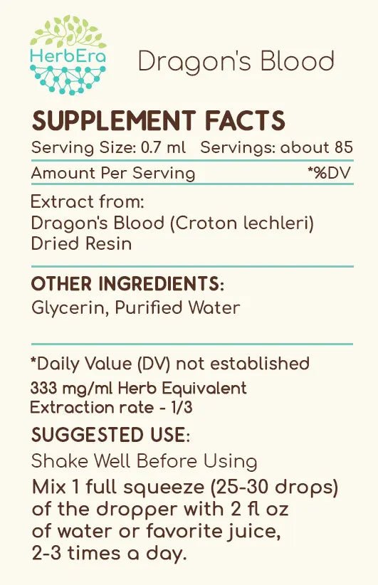 HerbEra Teinture de sang de dragon - Uno Vita AS