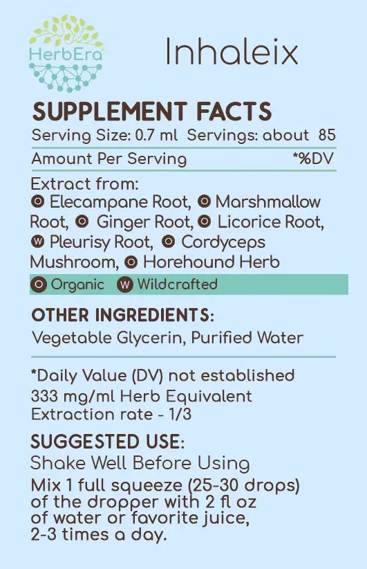 HerbEra Inhaleix Tincture - Uno Vita AS