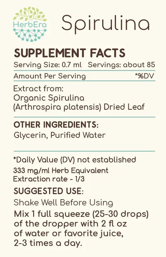 HerbEra Spirulina tinktur - Uno Vita AS