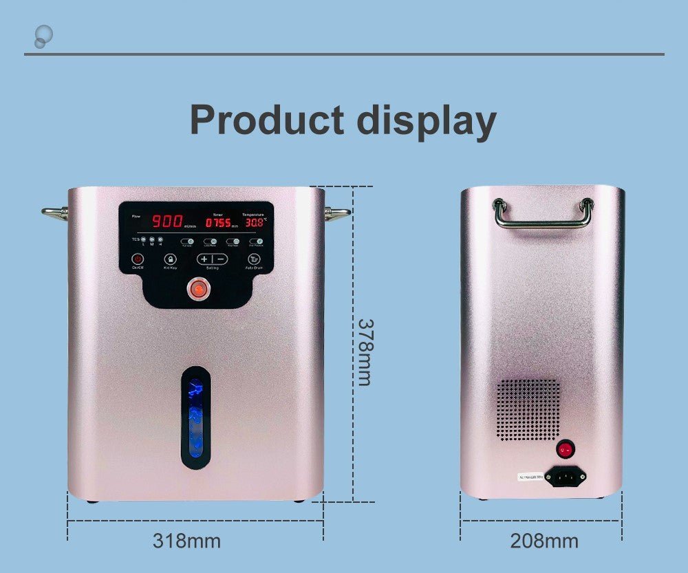 Inhalador de hidrógeno GY - HX900 (600 ml H2) - Uno Vita AS