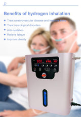 Inhalador de hidrógeno GY - HX900 (600 ml H2) - Uno Vita AS