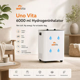 Inalatore di idrogeno a flusso grande da 6000 ml - (Generatore di idrogeno e ossigeno) - Uno Vita AS