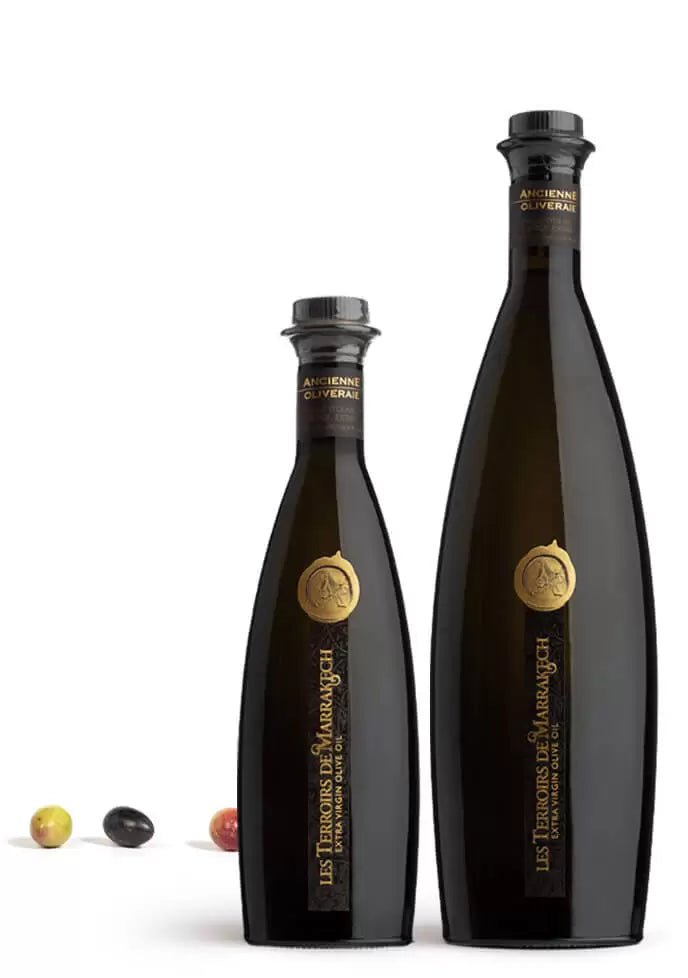 Les Terroirs de Marrakech - Aceite de Oliva Virgen Extra Ecológico Ultra Premium 500 ml - Estuche Regalo Exclusivo - Uno Vita AS