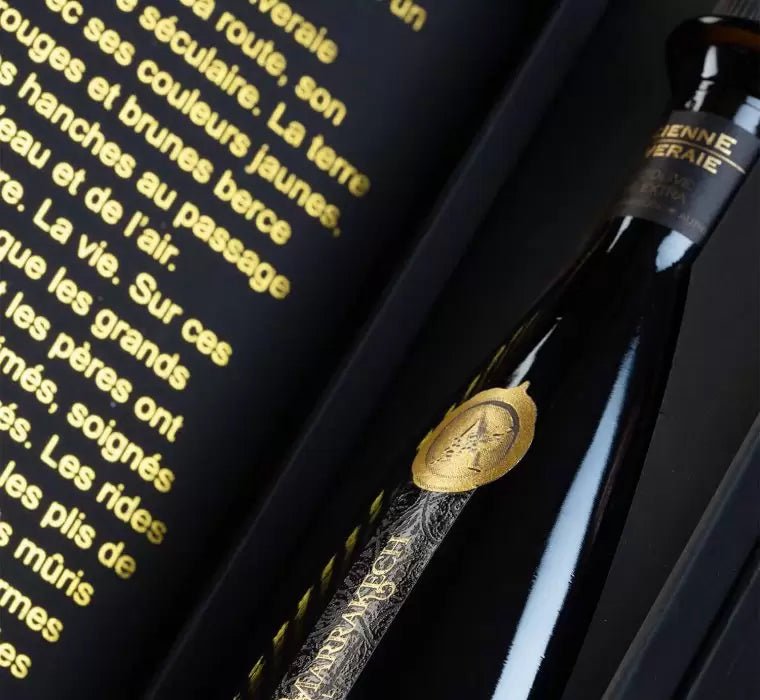 Les Terroirs de Marrakech - Aceite de Oliva Virgen Extra Ecológico Ultra Premium 500 ml - Estuche Regalo Exclusivo - Uno Vita AS