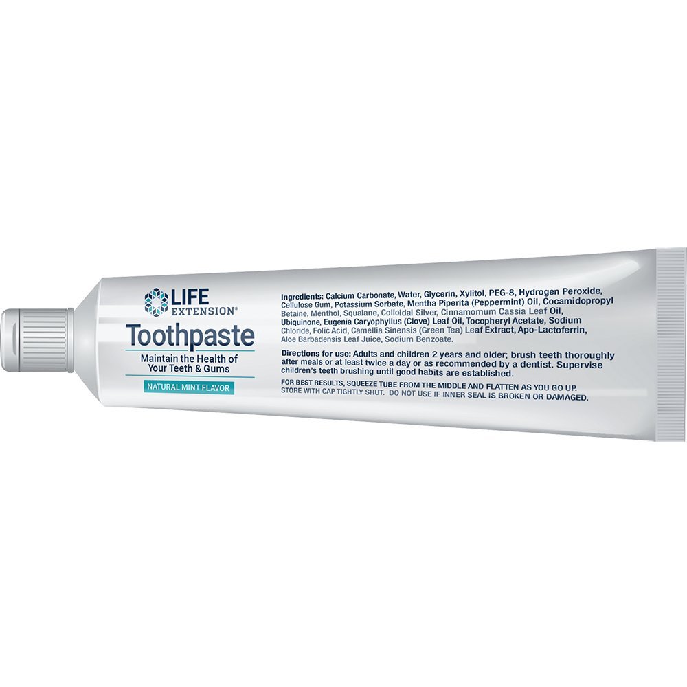 Life Extension Toothpaste (Mint) 113.4g - Uno Vita AS