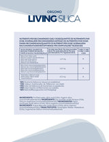 LIVING SILICA® Collagen Booster 1000 ml:n pullossa nestemäisellä, kirkkaalla koostumuksella. Sisältää OSA:n ja MMST:n.