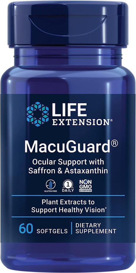 MacuGuard® Ocular Support with Saffron & Astaxanthin - Uno Vita AS