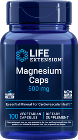 Life Extension Magnesium Caps 500 mg, 100 kasviskapselia