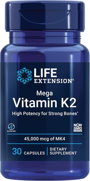 Mega Vitamin K2 High Potency for Strong Bones - Uno Vita AS