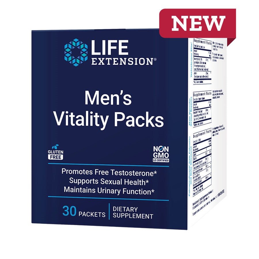 Men's Vitality Packs (sexual health, testosterone & prostate) - Uno Vita AS