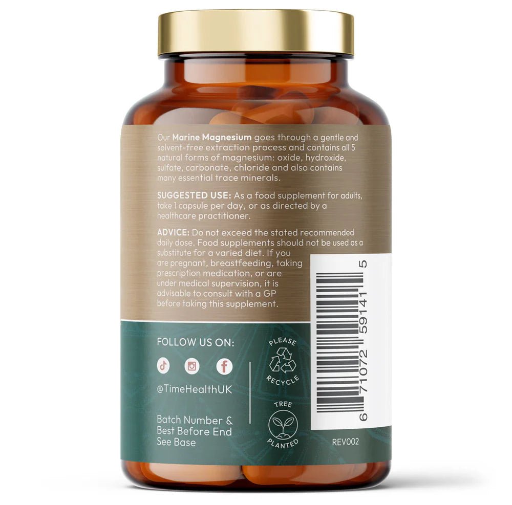 Natural Magnesium from Seawater and Marine Trace Minerals - 1 a day - Uno Vita AS