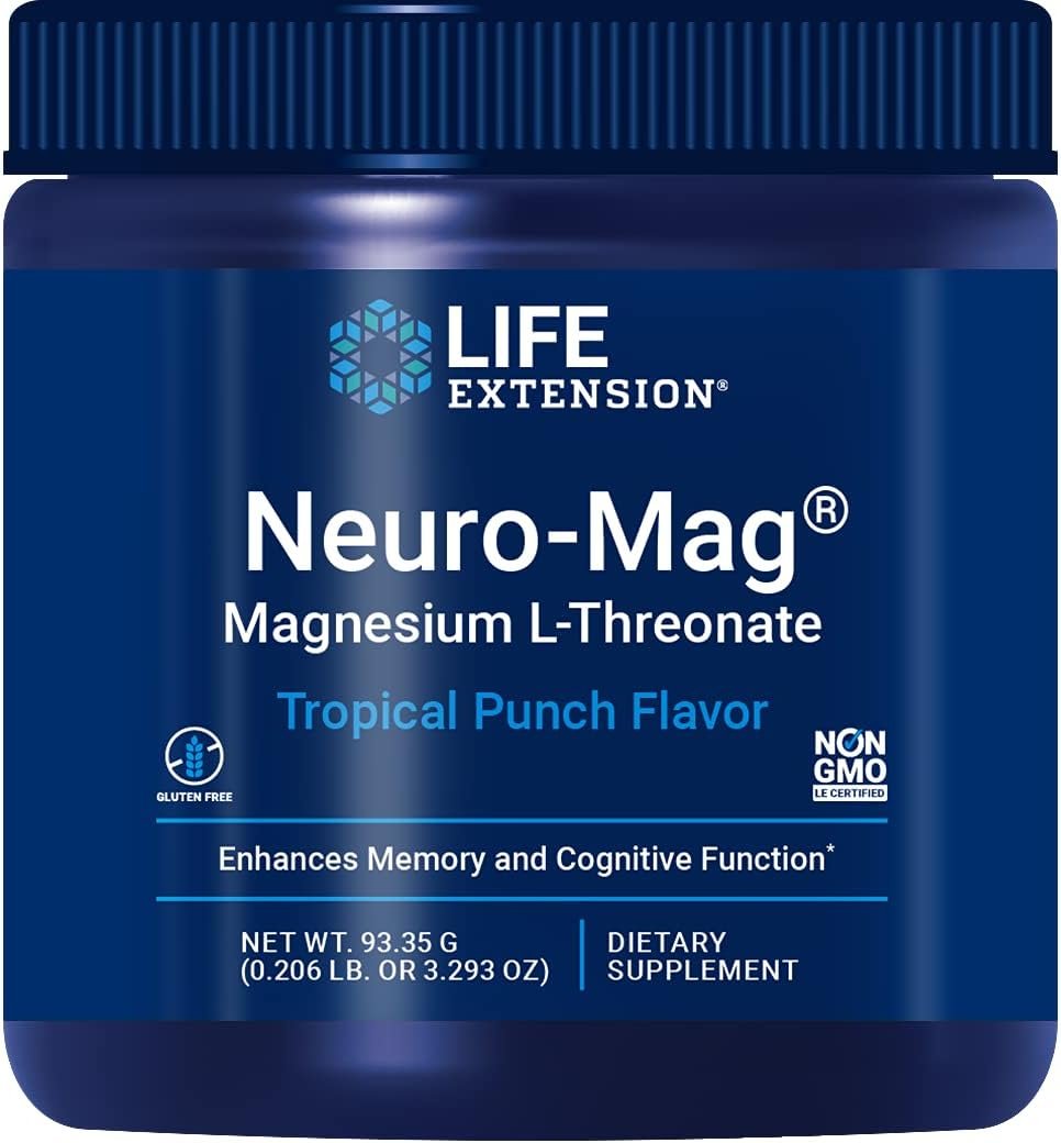Neuro-Mag® Magnesium L-Threonate (Tropical Punch) - Uno Vita AS